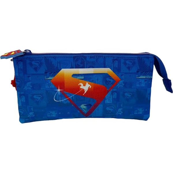 Estuche Portatodo Triple Superman Comic
