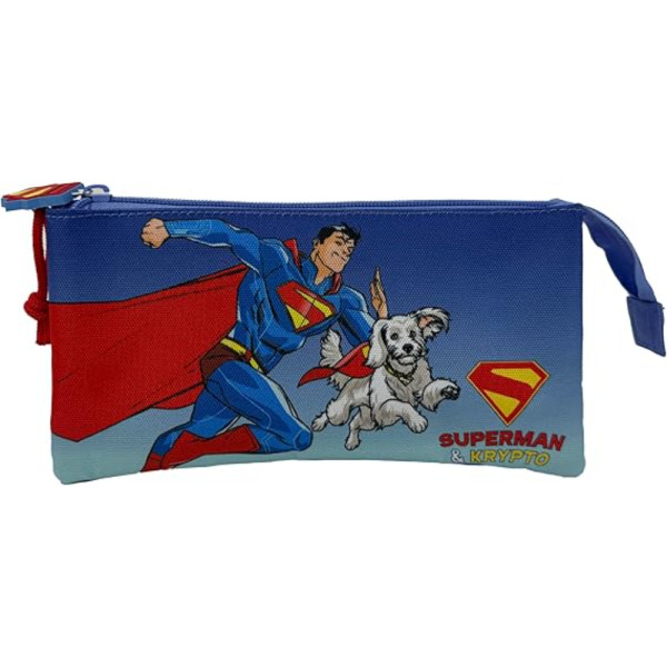 Estuche Portatodo Triple Superman & Krypto