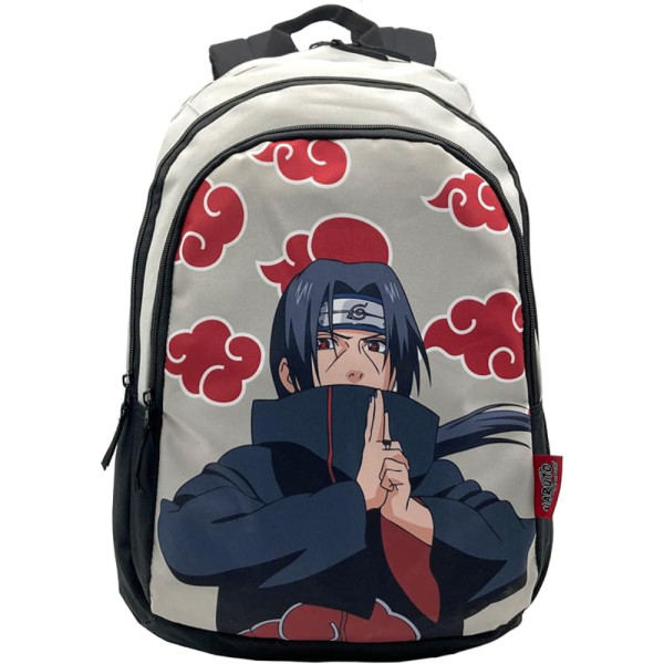 Mochila Doble Compartimento Naruto Sasuke Uchiha 44 CM
