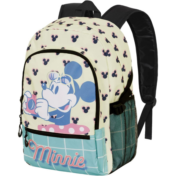 Mochila Doble Compartimento Fight Fan Minnie Mouse Cheese