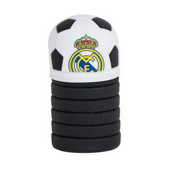 Estuche Portatodo Silicona Extensible Real Madrid Negro