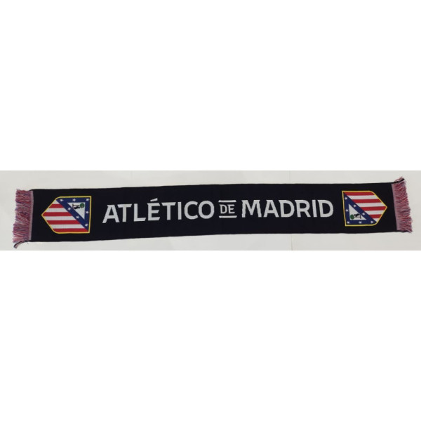 Bufanda Telar Atlético de Madrid Negro