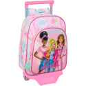 Mochila Trolley Infantil con Ruedas Barbie Painterly