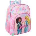 Mochila Junior Adaptable A Carro Barbie Painterly