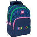 Mochila Doble Compartimento Adaptable a Carro Benetton Damero