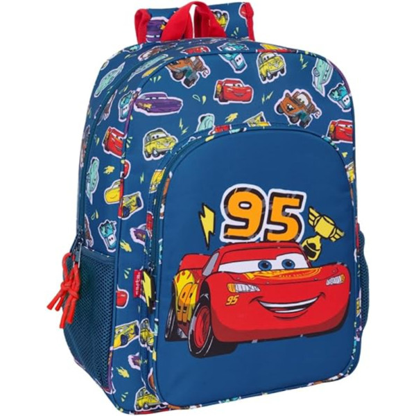 Mochila Adaptable A Carro Cars Racing 42 CM
