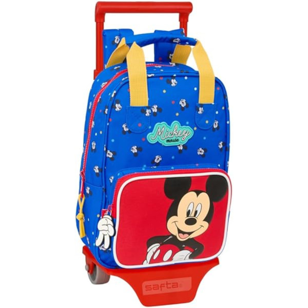 Mochila Trolley con Ruedas Guardería Mickey Mouse Good Day