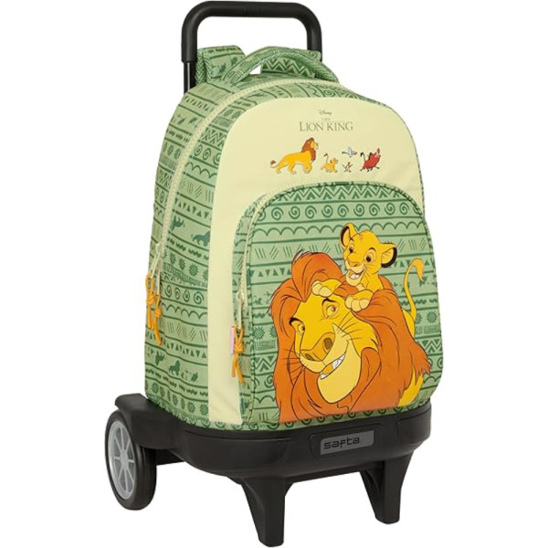 Mochila Trolley con Ruedas Compact Evolution El Rey León Mufasa