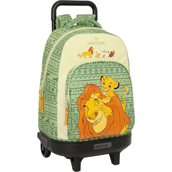 Mochila Trolley con Ruedas Compact Extraíble El Rey León Mufasa