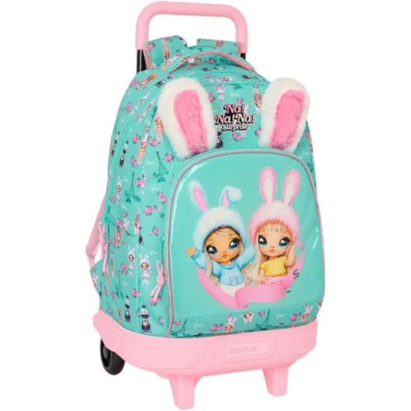 Mochila Trolley con Ruedas Compact Extraíble NaNaNa Surprise Bunny