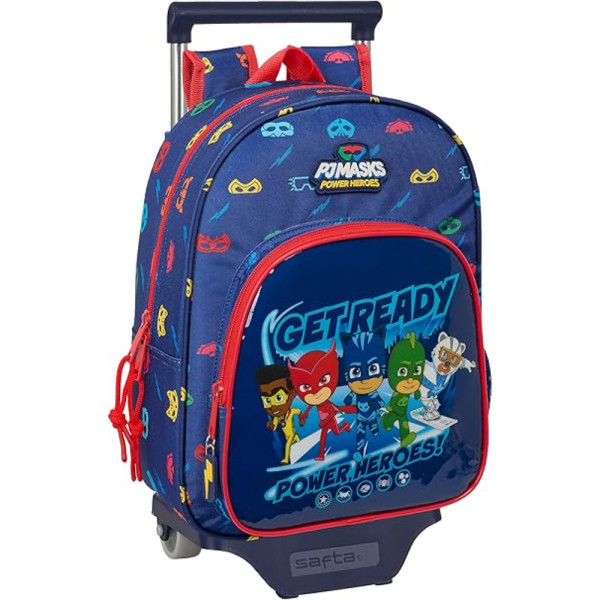 Mochila Trolley Infantil con Ruedas PJ Masks Ready
