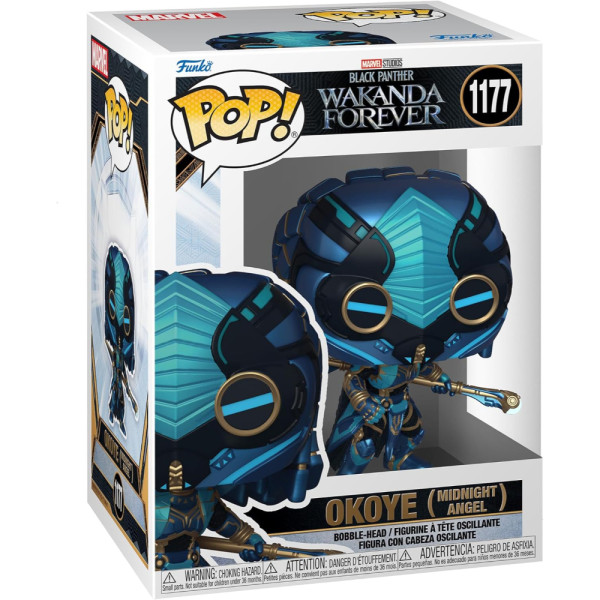 Figura Funko Pop! Black Panther Wakanda Forever Okoye Midnight Angel 1177