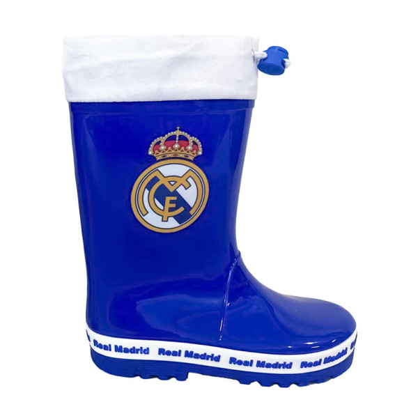Botas de Agua Real Madrid Azul y Blanco Niño