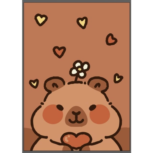 Manta Polar Capibara Marrón 140x100