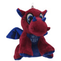Llavero FC Barcelona Dragón Peluche Escudo