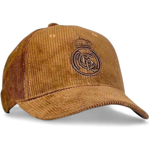 Gorra Real Madrid Pana Marrón Hombre