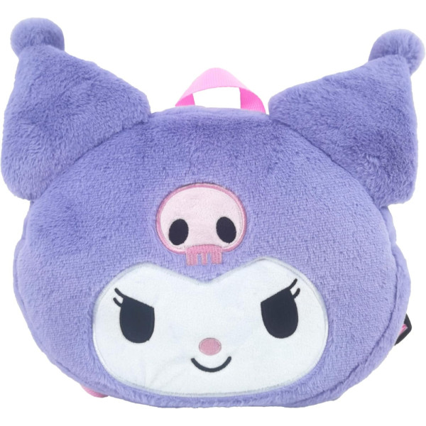 Mochila 3D Peluche Kuromi Face