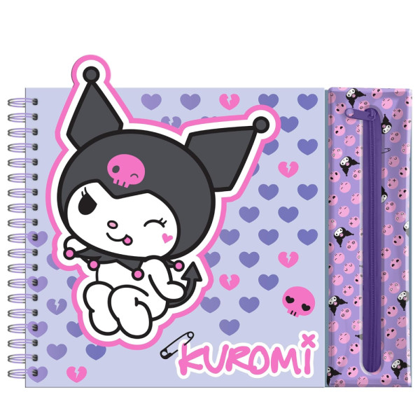 Cuaderno de Actividades con Estuche Removible Kuromi