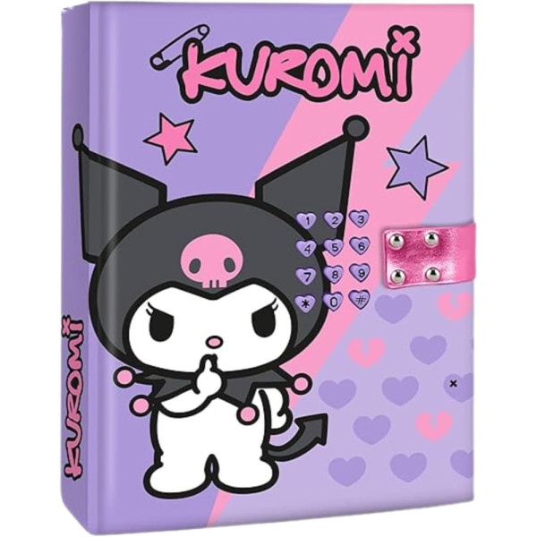 Diario Secreto con Código Kuromi con Sonido A5
