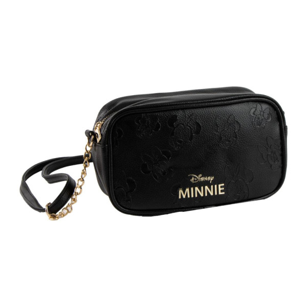 Bolso Bandolera Minnie Mouse Negro Cadena Premium