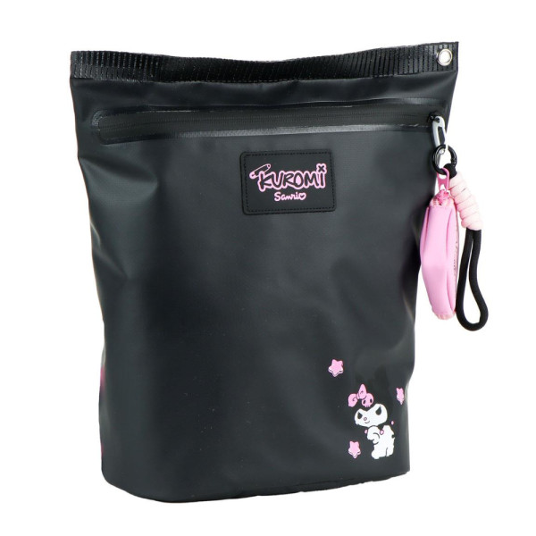 Mochila Casual Moda Kuromi Negra