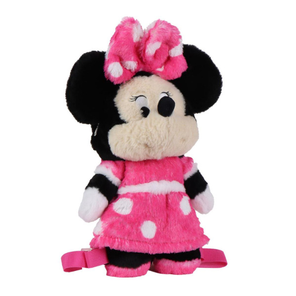Mochila Infantil Peluche 3D Minnie Mouse