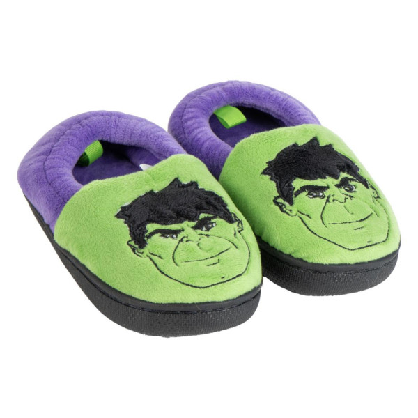 Zapatillas de Casa Francesita 3D Hulk Bordado Niño