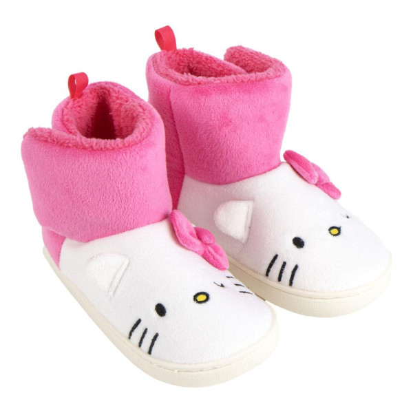 Zapatillas de Casa Bota Aplicaciones 3D Hello Kitty Niña