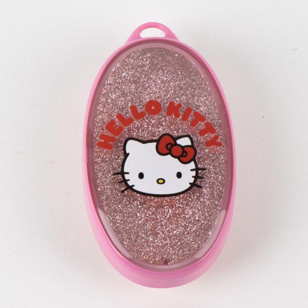 Cepillo Desenredante Hello Kitty Purpurina Rosa Infantil
