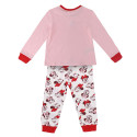 Pijama Manga Larga Minnie Mouse Rosa Polka Dot Niña