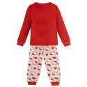 Pijama Manga Larga Hello Kitty Rosa y Rojo Niña