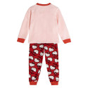 Pijama Manga Larga Coralina Hello Kitty Rosa y Rojo Niña