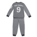 Pijama Manga Larga Real Madrid Gris 9 Niño