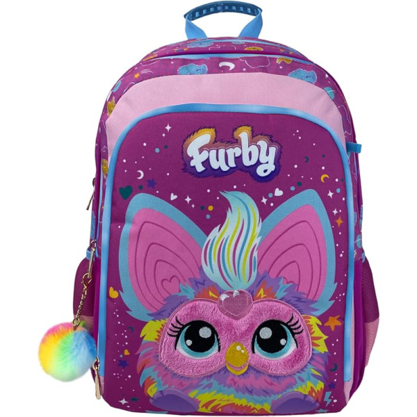 Mochila 2 Compartimentos Furby 43 CM