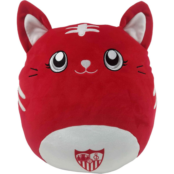 Peluche Gato Squishy Sevilla FC 30 CM