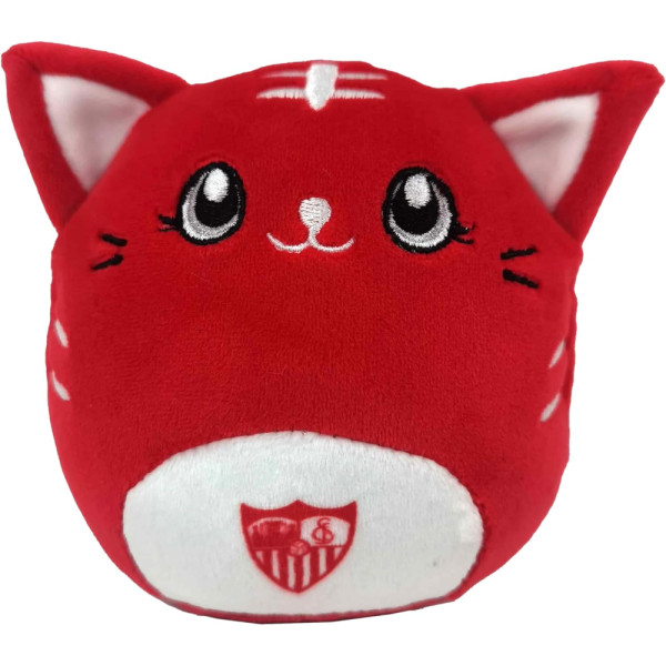 Peluche Gato Squishy Sevilla FC 12 CM
