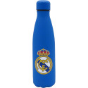 Botella de Acero Inoxidable Real Madrid Azul Medio Rubberizada 550 ML