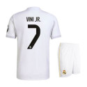 Conjunto Real Madrid Vini JR Primera Equipación 25/26 Réplica Oficial