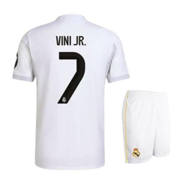 Conjunto Real Madrid Vini JR Primera Equipación 25/26 Réplica Oficial