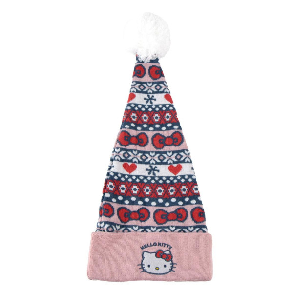 Gorro de Punto Navideño Hello Kitty Mujer