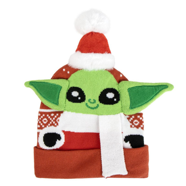 Gorro de Punto Navideño The Mandalorian Grogu Juvenil