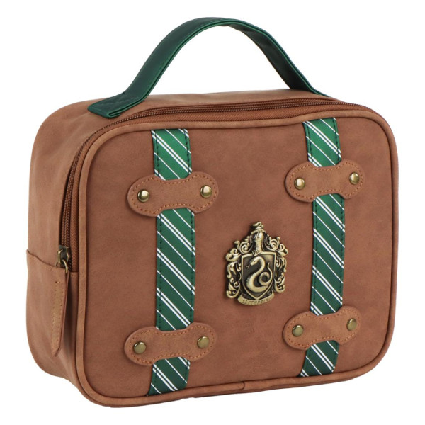 Neceser Aseo Viaje Harry Potter Slytherin Marrón y Verde