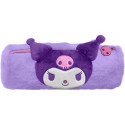 Estuche Portatodo Cilíndrico Kuromi 3D Peluche
