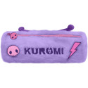 Estuche Portatodo Cilíndrico Kuromi 3D Peluche