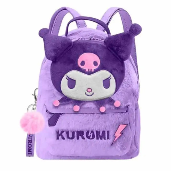 Mochila Lifestyle de Peluche Kuromi 3D 32 CM