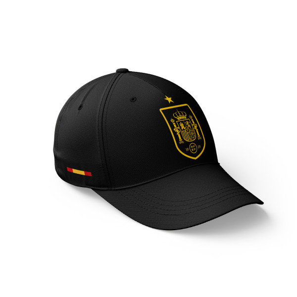 Gorra Selección Española RFEF Negra Adulto