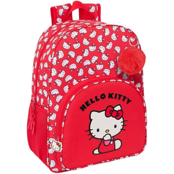 Mochila Infantil Adaptable A Carro Hello Kitty Iconic