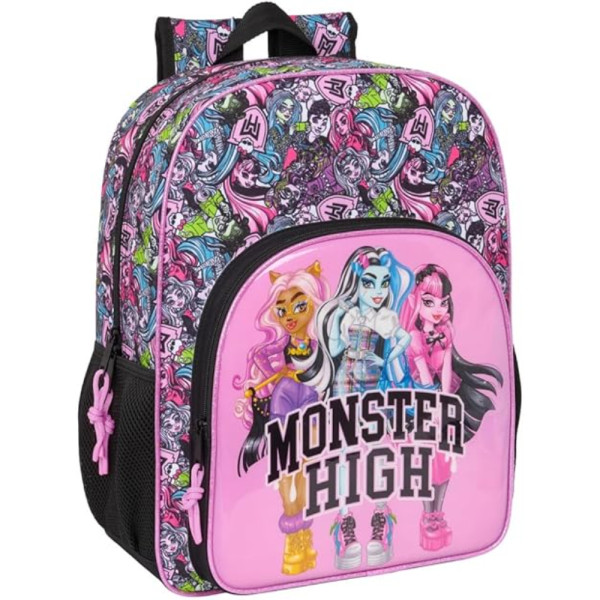 Mochila Infantil Adaptable A Carro Monster High Drama