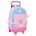 Mochila Trolley Con Ruedas Compact Extraible Glowlab Kids Swing