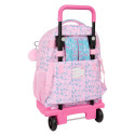 Mochila Trolley Con Ruedas Compact Extraible Glowlab Kids Swing